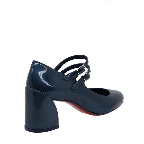 Christian Louboutin Miss Jane 55 Patent Leather Pumps Size 37 New - Picture 3 of 6